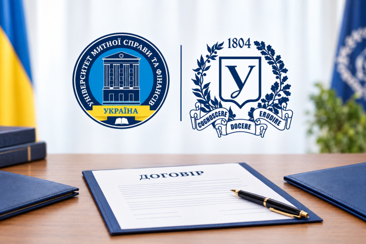 Укладено договір про академічну мобільність між Харківським національним університетом імені В.Н. Каразіна та Університетом митної справи та фінансів